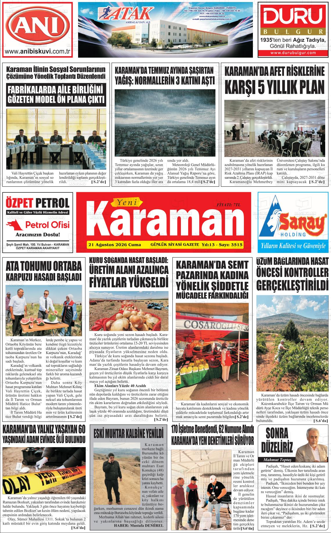YENİ KARAMAN