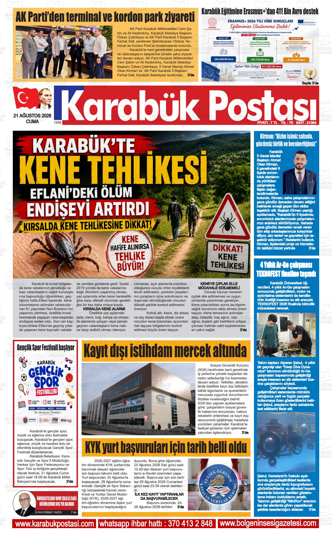 KARABÜK POSTASI