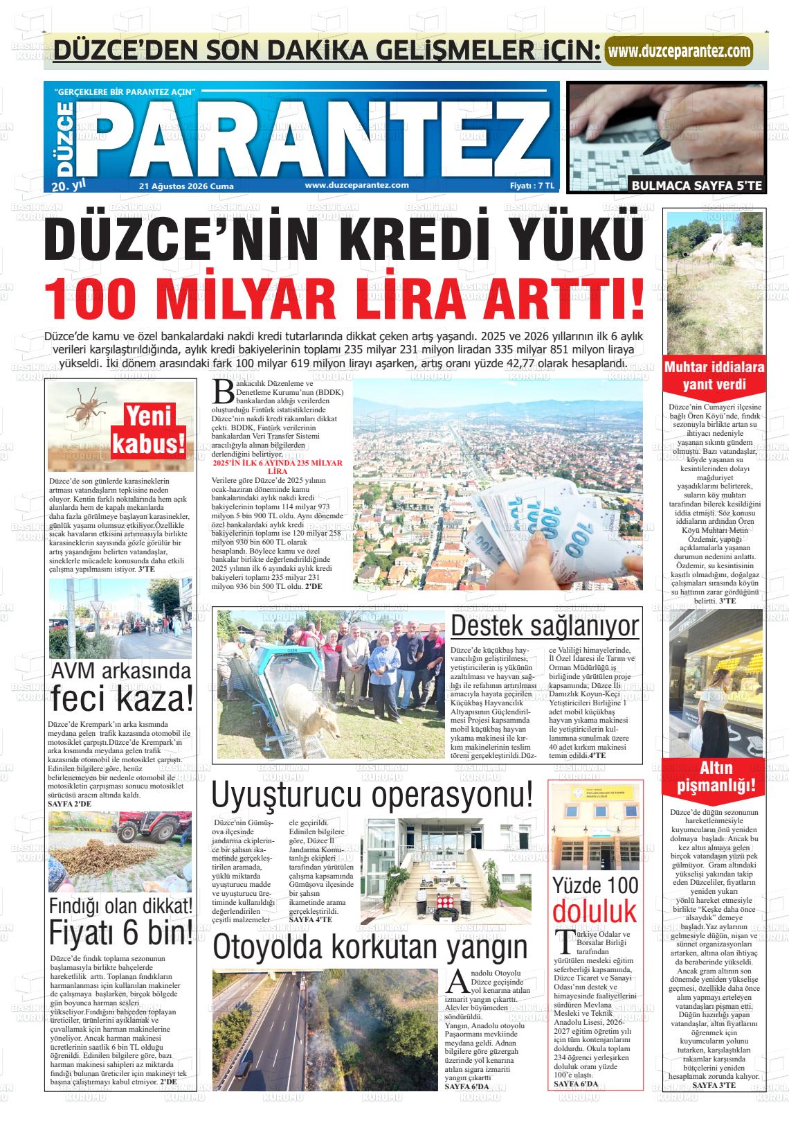 DÜZCE PARANTEZ