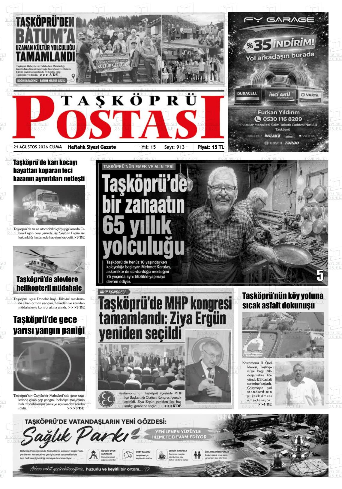 TAŞKÖPRÜ POSTASI