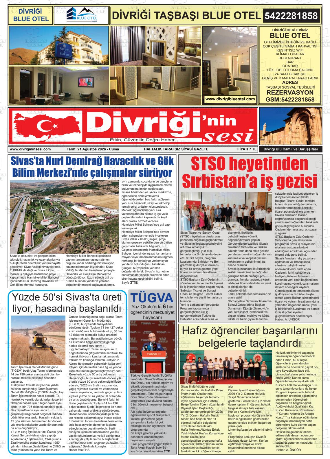 DİVRİĞİ'NİN SESİ