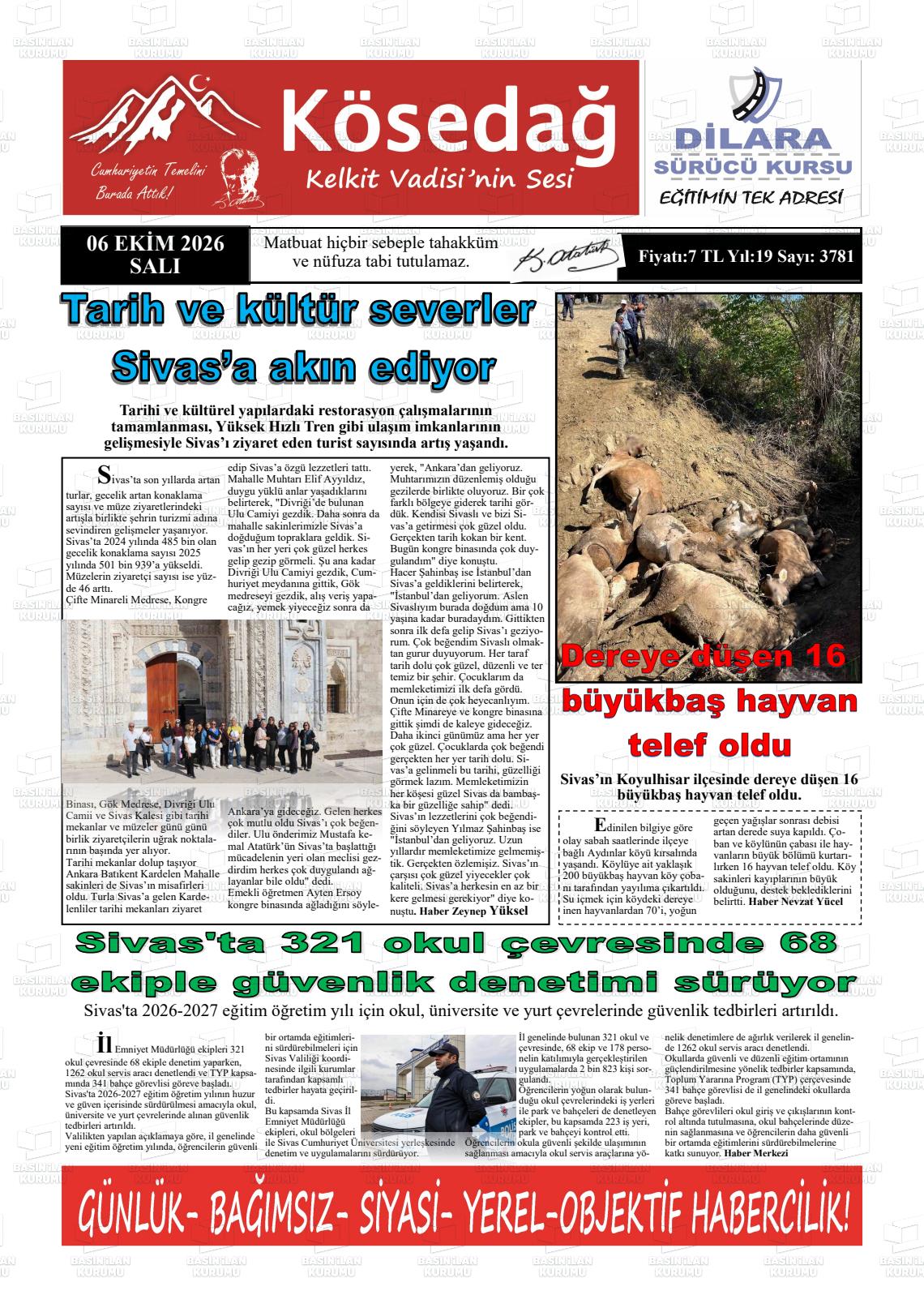 KÖSEDAĞ KELKİT VADİSİNİN SESİ