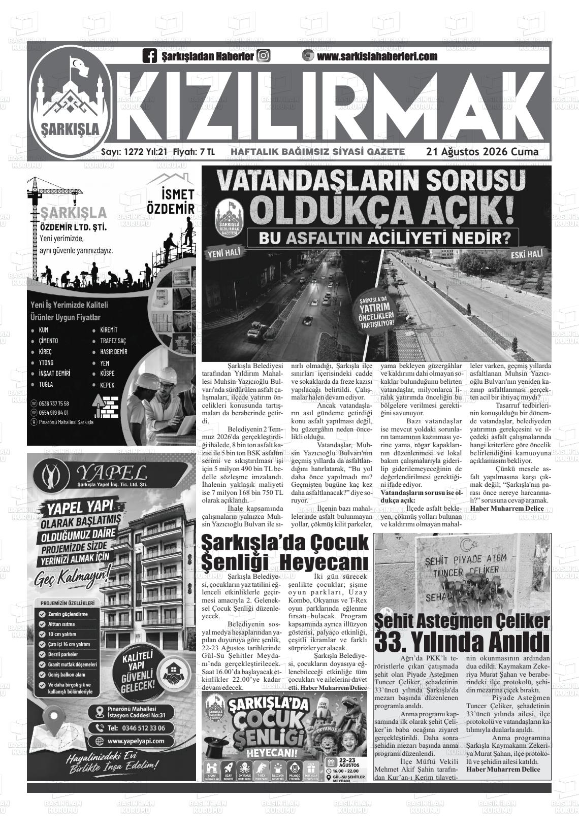 ŞARKIŞLA KIZILIRMAK