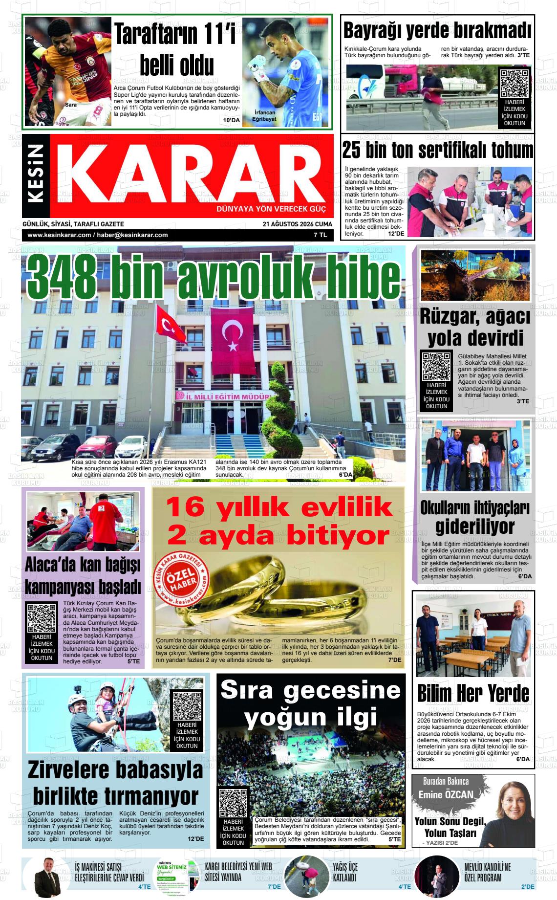 KESİN KARAR