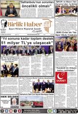 SAFRANBOLU BİRLİK HABER