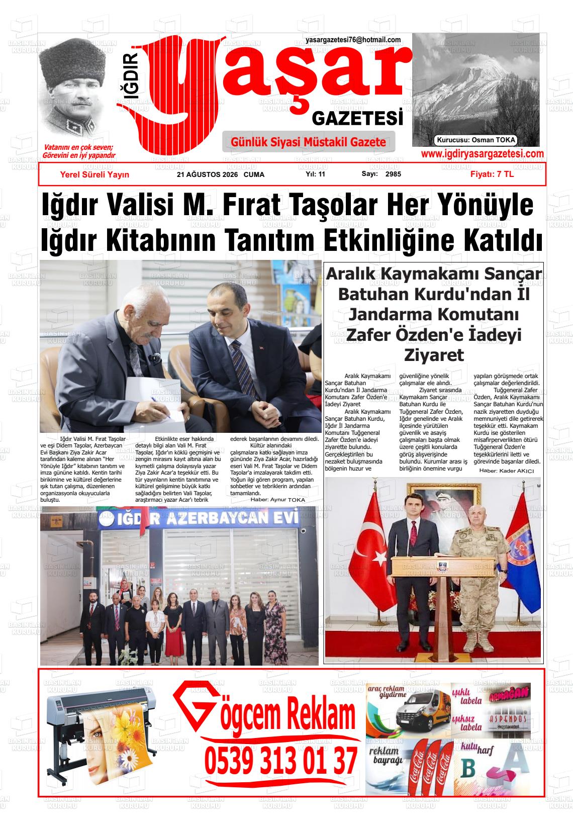IĞDIR YAŞAR