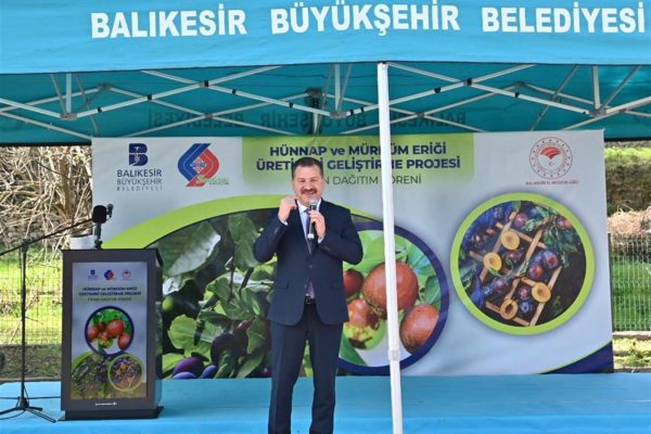 BÜYÜKŞEHİRDEN ÇİFTÇİYE HÜNNAP VE MÜRDÜM ERİĞİ DESTEĞİ