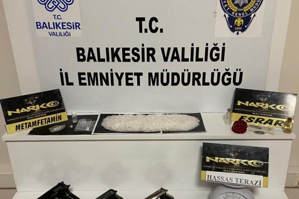 Balıkesir’de 67 şahsa uyuşturucu operasyonu