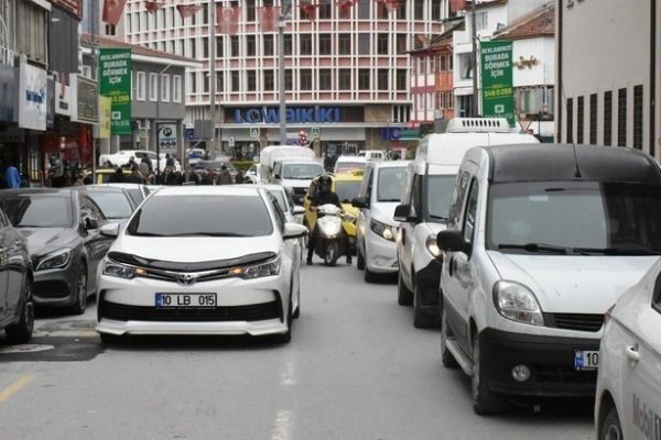 BALIKESİR’DE TRAFİĞE KAYITLI 547 BİN ARAÇ VAR