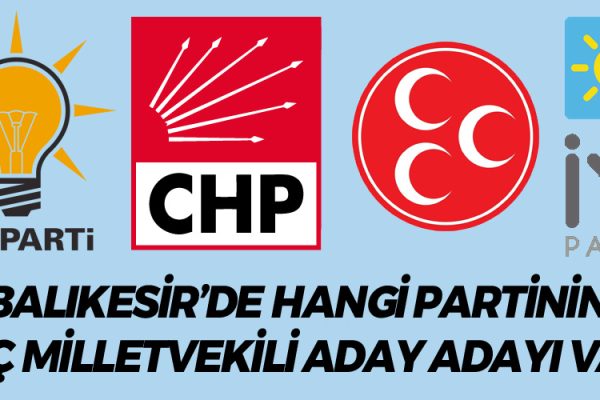 HANGİ PARTİNİN KAÇ ADAY ADAYI VAR? İŞTE SAYILAR