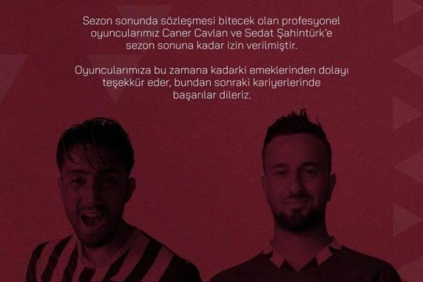 BANDIRMASPOR’DA BEKLENMEYEN AYRILIKLAR