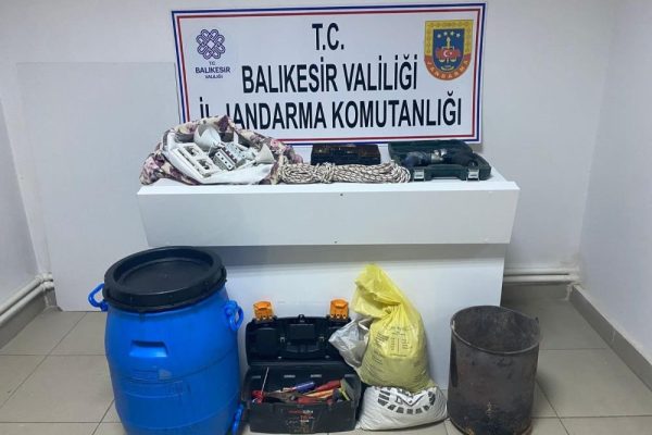BİDON HIRSIZINI JANDARMA YAKALADI