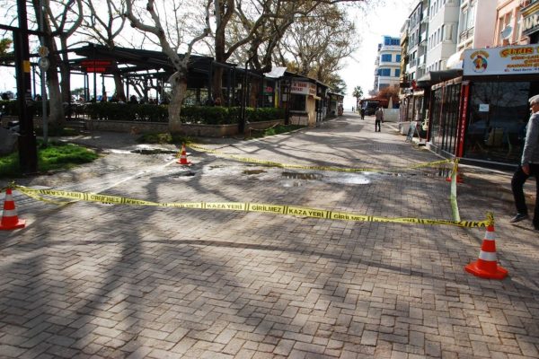 ERDEK’TE SİLAHLI KAVGA : 1 YARALI