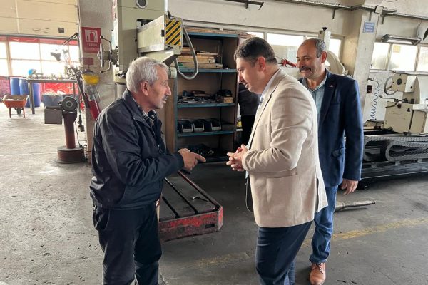 ALGÜL SANAYİ ESNAFI İLE BULUŞTU