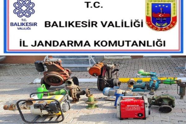 JASAT EKİPLERİ POMPA HIRSIZLARINI YAKALADI