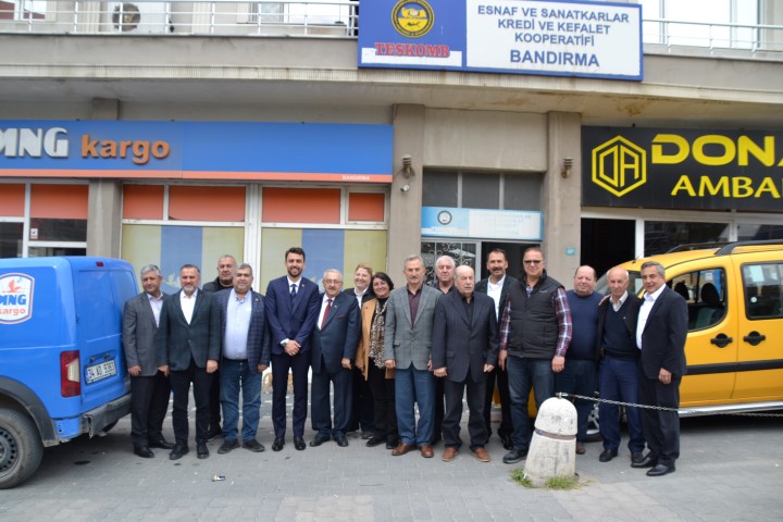 Ak Parti Balıkesir Milletvekili adayı Ali Taylan Öztaylan, Esnaf Kefalet