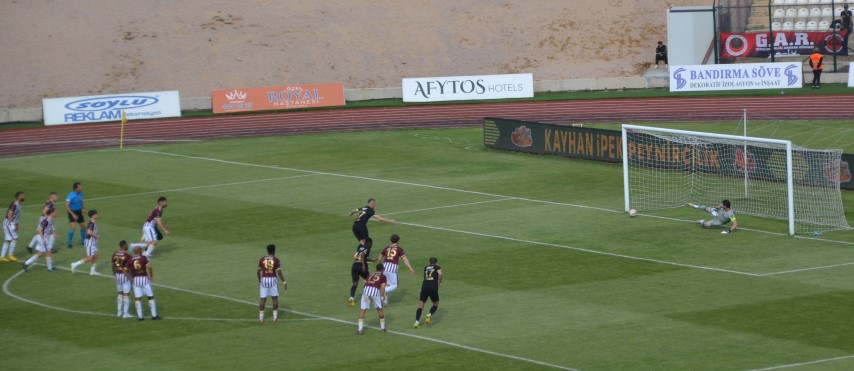 BANDIRMASPOR: 1     GENÇLERBİRLİĞİ: 1 HAKEMLER: Burak Şeker**, Mehmet Kısal