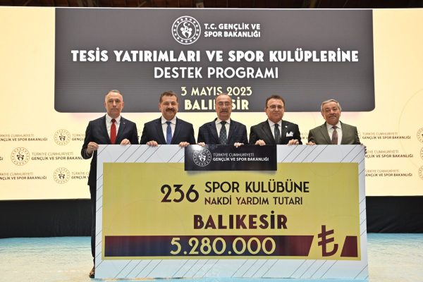 GSB’DEN SPOR KULÜPLERİNE 5,2 MİLYON TL DESTEK