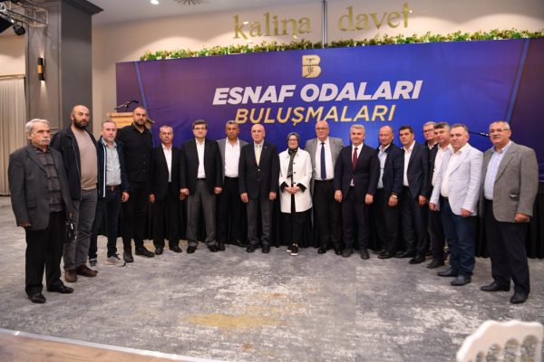 YÜCEL YILMAZ ESNAF ODALARIYLA BULUŞTU