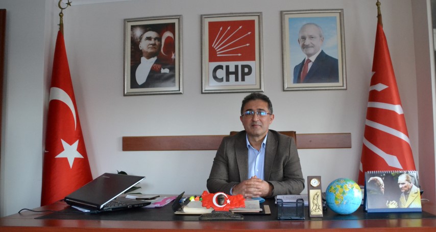 CHP İlçe Başkanı Mehmet Atak, yayınladığı basın bildirisi ile seçime