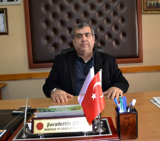   Bandırma Kasaplar ve Celepler Odası başkanı Şerafettin Çıkar, et