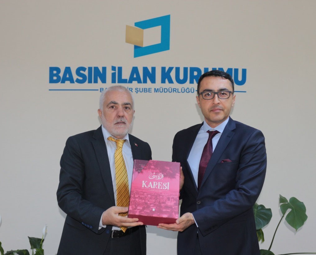 Gazeteciler Cemiyeti yönetiminden BİK Şube Müdürüne “hayırlı olsun” ziyareti Balıkesir