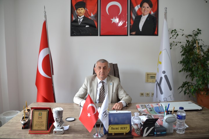   İyi Parti İlçe Başkanı Necmi Sert, 14 Mayıs ve