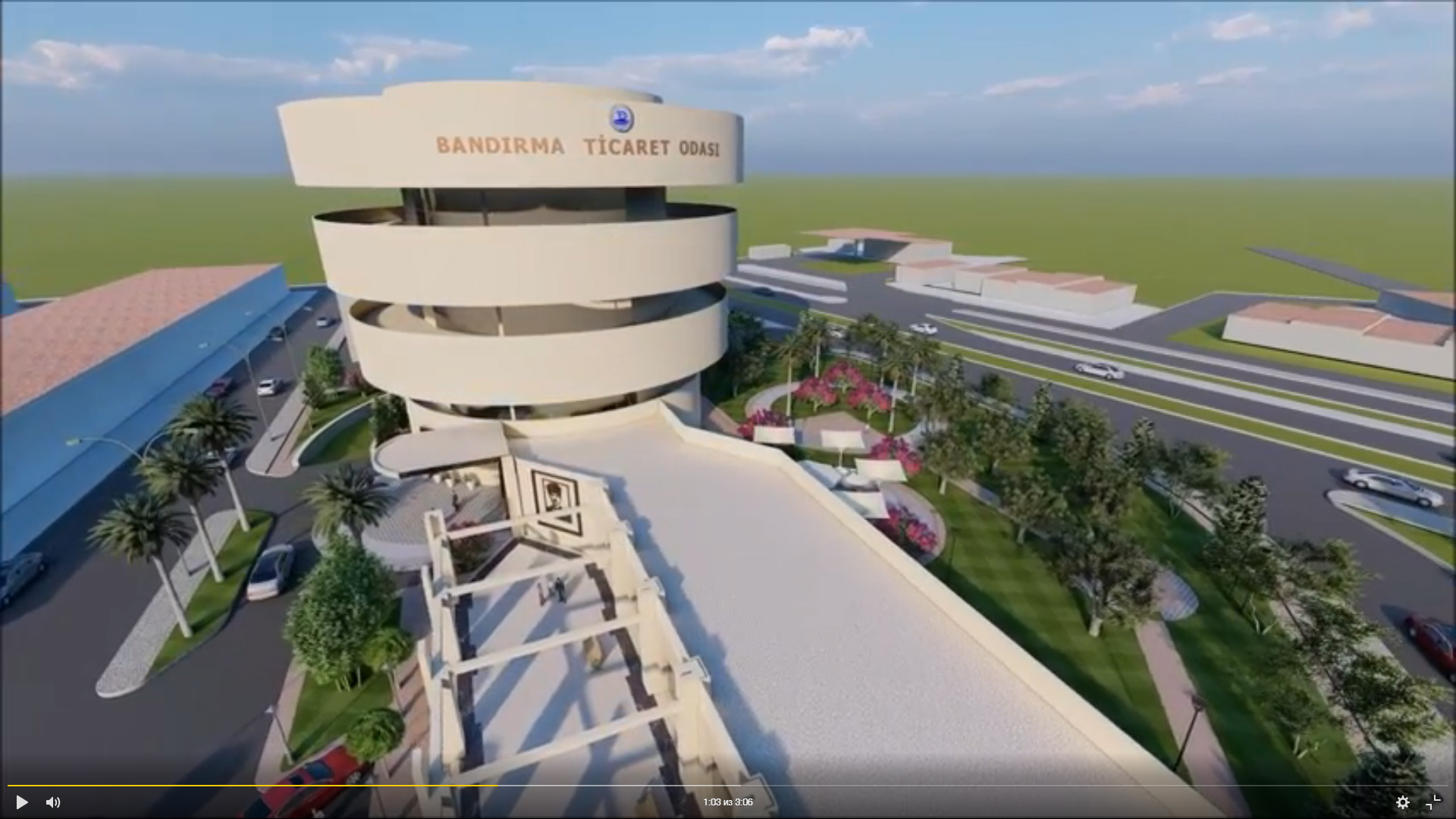 Bandırma Ticaret Odası’nın şehir içerisinde kalan mevcut binasının yerine Bandırma