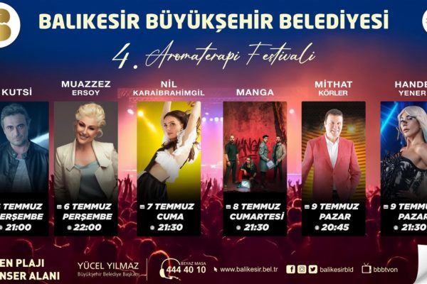 AROMATERAPİ FESTİVALİ BAŞLIYOR
