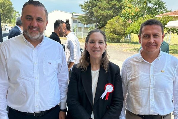 BAŞKAN DOĞAN KALE GRUBU İCRA KURULU BAŞKANI ZEYNEP BODUR OKYAY İLE GÖRÜŞTÜ