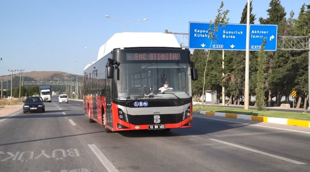 Balıkesir’de yaklaşık 2 yıl önce alınan 65 doğalgazlı otobüs toplu