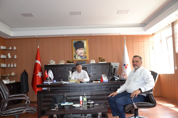 Ak Parti İlçe Başkanı Mehmet Doğan, Eti Maden İşletme Müdürü