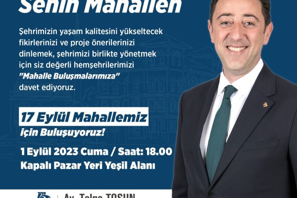 BAŞKAN MAHALLE MAHALLE VATANDAŞLA BULUŞACAK