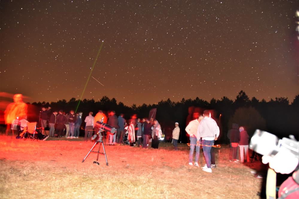 Balıkesir’in Sındırgı ilçesinde 2. Gökyüzü Gözlem Etkinliği gerçekleştirildi. Perseid meteor