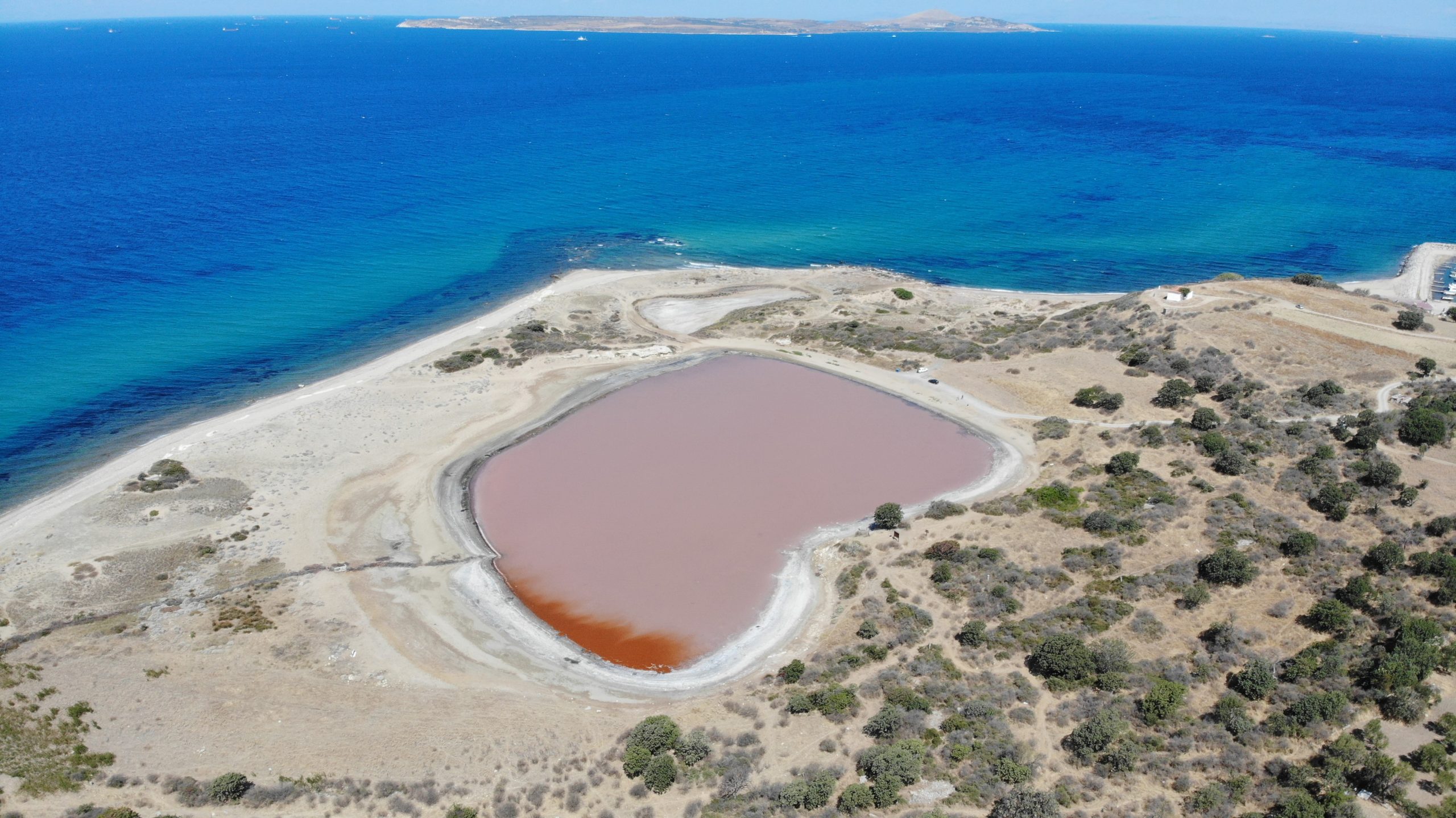 Çanakkale’nin Ezine ilçesine bağlı Dalyan köyündeki Alexandria Troas Antik Kenti’nin