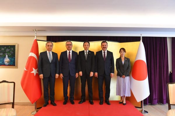 BAŞKAN YILMAZ JAPONYA BÜYÜKELÇİLİĞİNDE