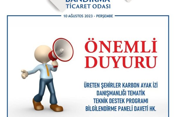 TİCARET ODASINDAN DANIŞMANLIK DESTEK PROGRAMI