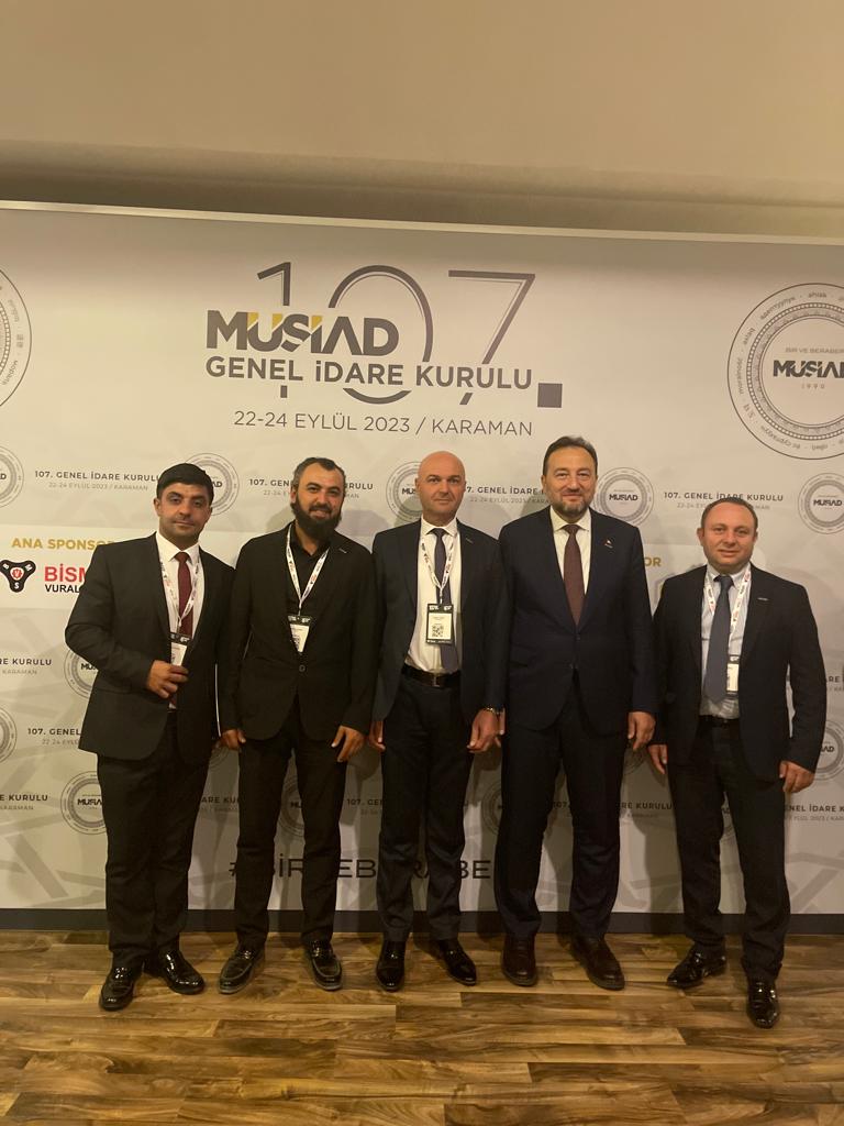 MÜSİAD Bandırma Şube Başkanı Tolga Tetik ve Yönetim Kurulu üyeleri