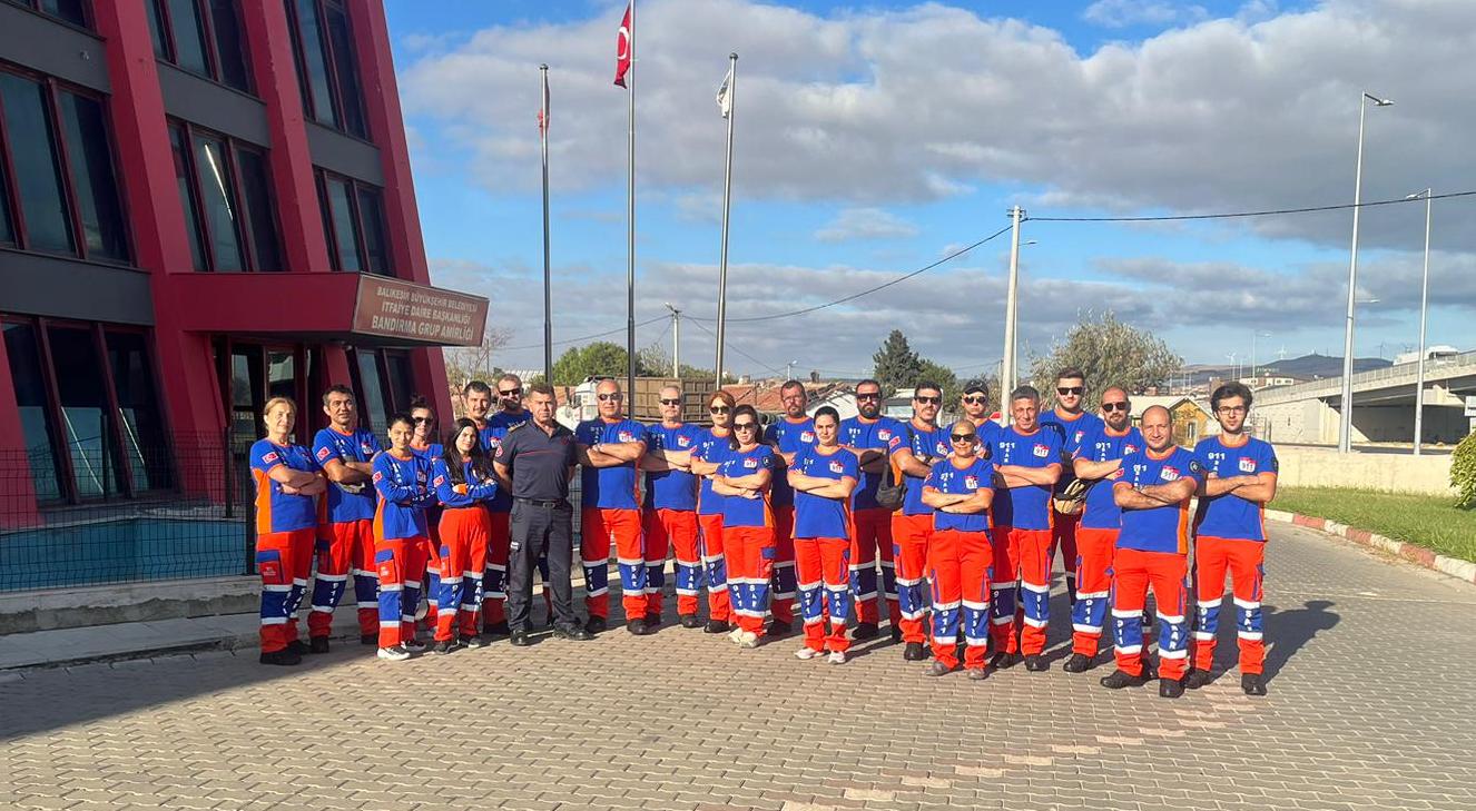 Balıkesir Büyükşehir Belediyesi merkezi Bandırma’da olan 911 Arama ve Kurtarma