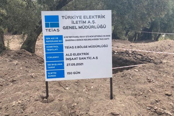 KYZIKOS’TAKİ ENERJİ NAKİL HATTI DİREK YERLERİNDE ARKEOLOJİK KALINTILAR ÇIKTI