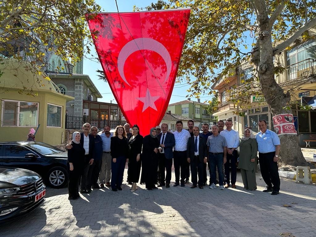 Aksakal’daki Mevlid-i Şerif ve Köy Hayrına katılan MHP heyetine Aksakal’da