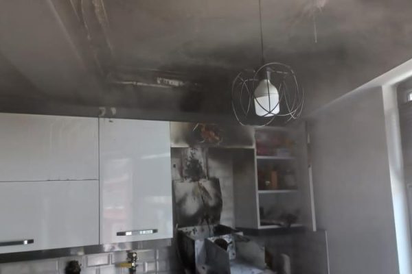 ASPİRATÖR YANGINA NEDEN OLDU