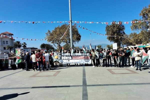 BANDIRMA’DAN FİLİSTİN HALKINA DESTEK