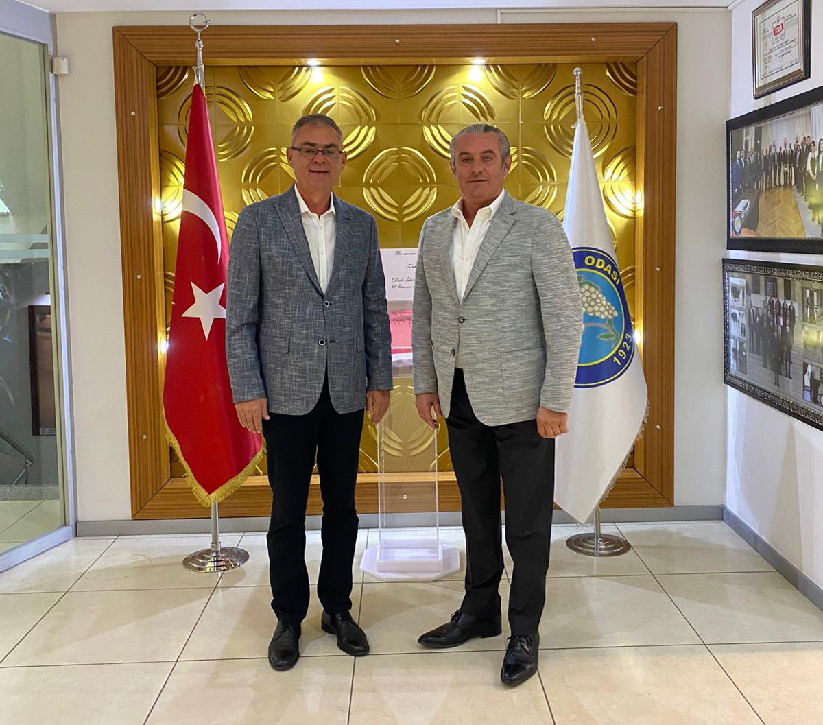 Bandırma Ticaret Borsası Yönetim Kurulu Başkanı Can Ata Tan, Menemen