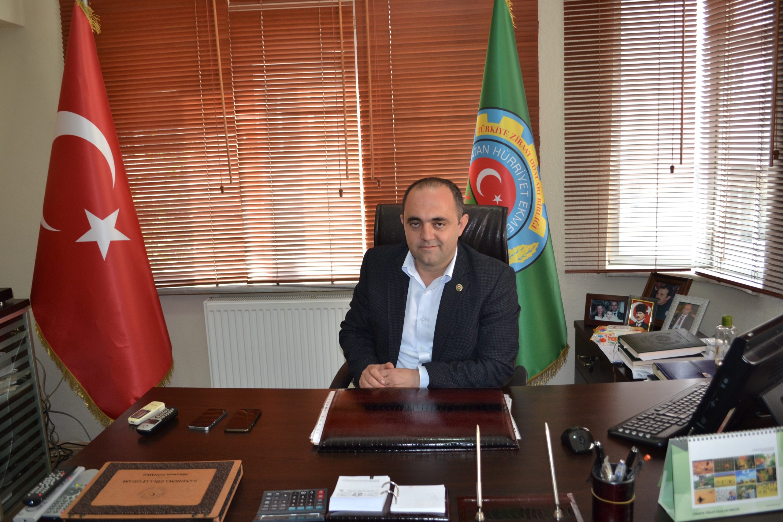 Bandırma Ziraat Odası Başkanı Süleyman Dönmez Manyas Sol Sahil Sulama