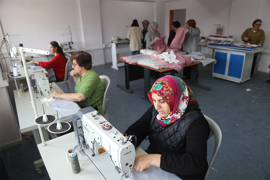 Sosyal Gelişmeyi Destekleme Programı (SOGEP) kapsamında yürütülen, “Üreten Kadınlar ile
