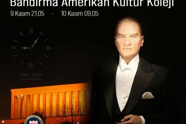 AMERİKAN KÜLTÜR KOLEJİ’NDEN 10 KASIM GECE NÖBETİ