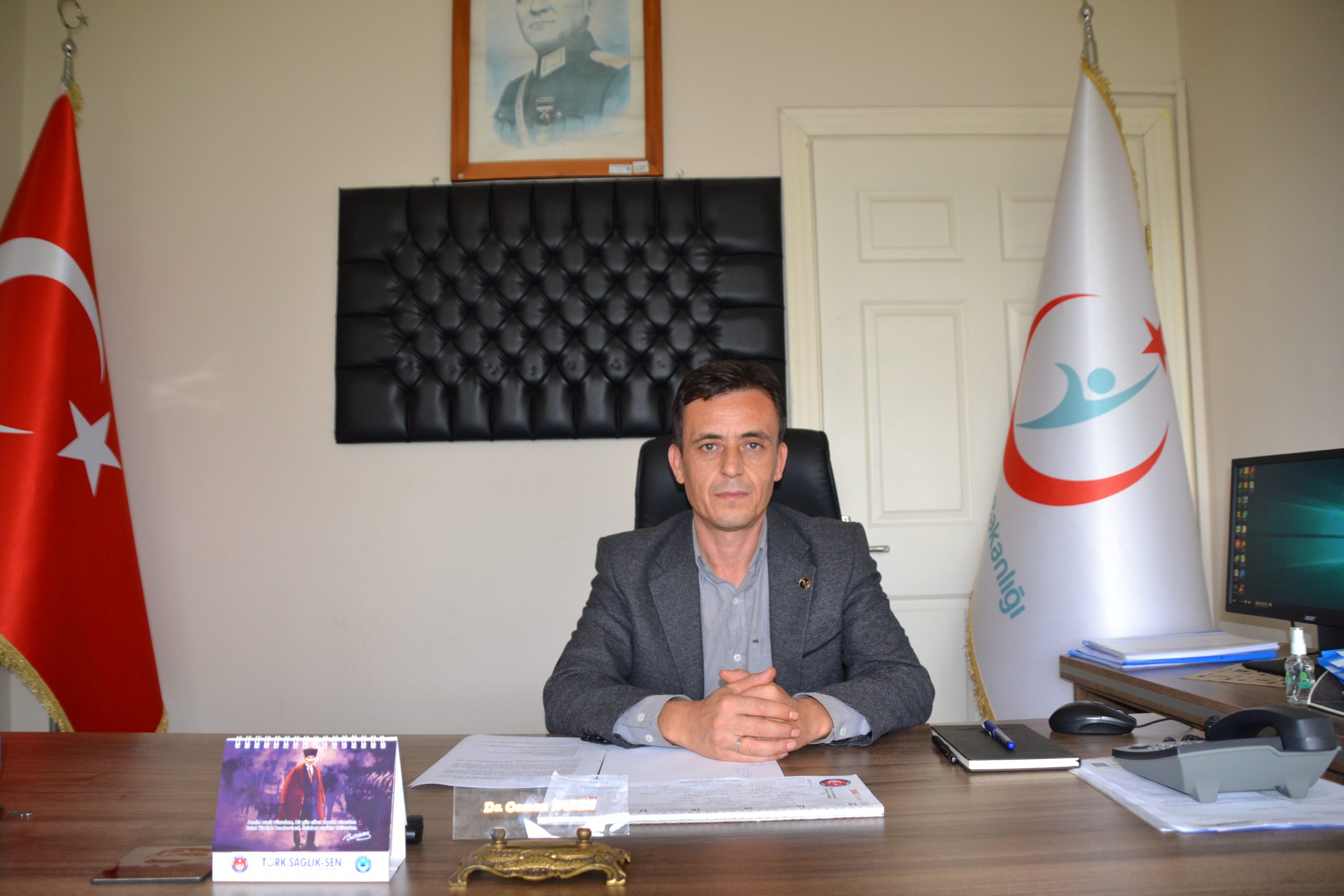   İlçe Sağlık Müdürü Dr. Osman İmren, mevsim geçişler dolayısıyla 
