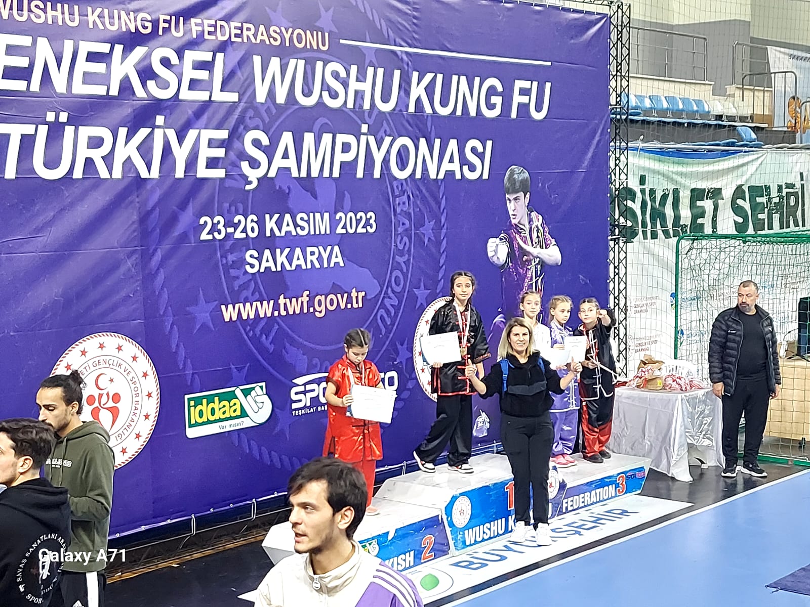Sakarya Serdivan’da 23-26 Kasım 2023 tarihleri arasında yapılan Wushu Geleneksel