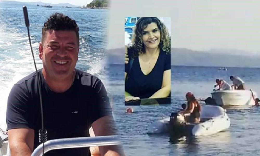 Balıkesir’in Erdek ilçesinde Çuğra mevkiinde sürat teknesiyle Elvan Fırat Taşdöğen’e